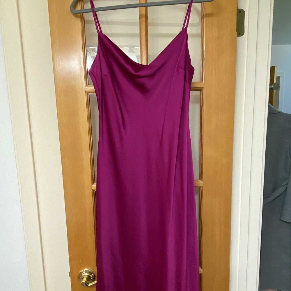 Express satin midi dress